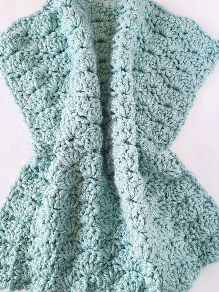 Shell Stitch Baby Blanket - Free Pattern