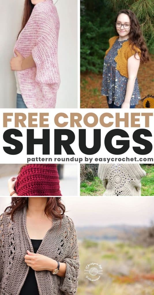 Cozy Crochet Shrug Patterns You’ll Love (All Free) - Easy Crochet Patterns