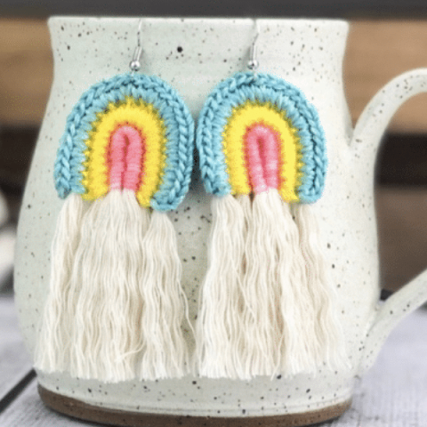 Image for Crafty Rainbow Earrings