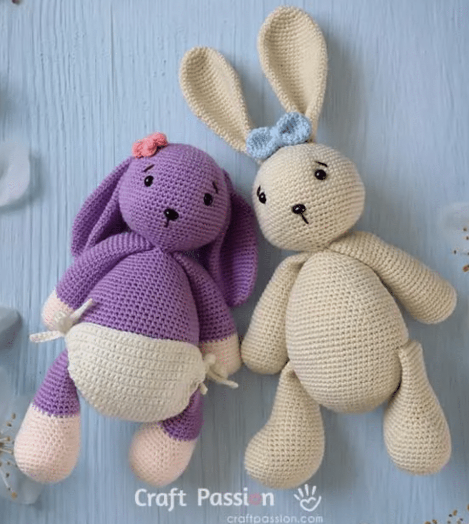 21 Adorable And Free Bunny Crochet Patterns For Easter - Easy Crochet 