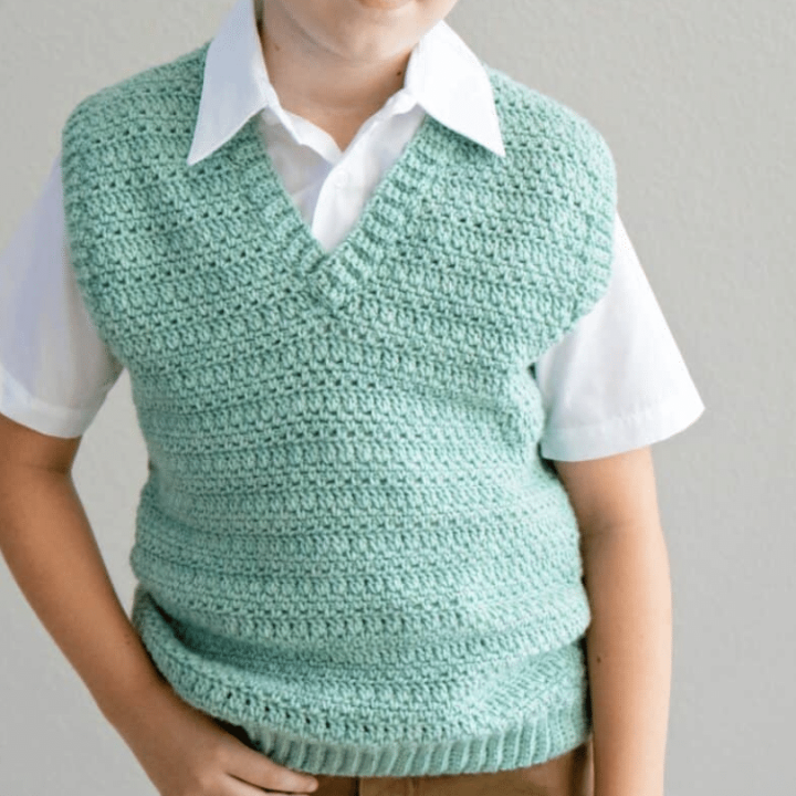 Image for Heatherly Easy Crochet Vest Pattern