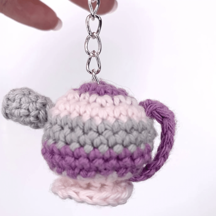 Image for Crochet Teapot Keychain Pattern