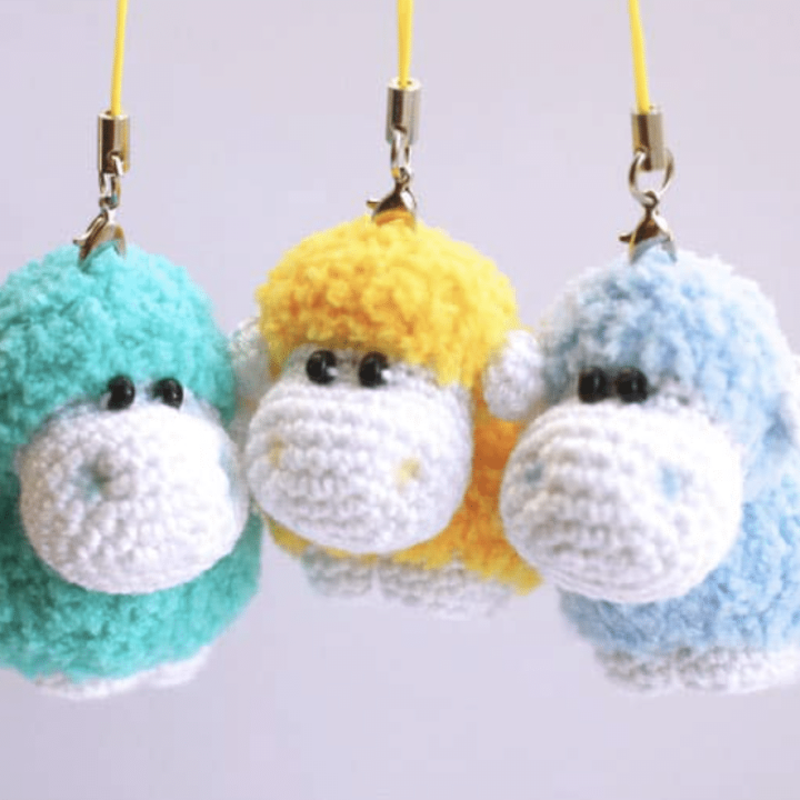 Image for Crochet Sheep Keychain