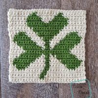 Image for Tapestry Square Afghan Clover