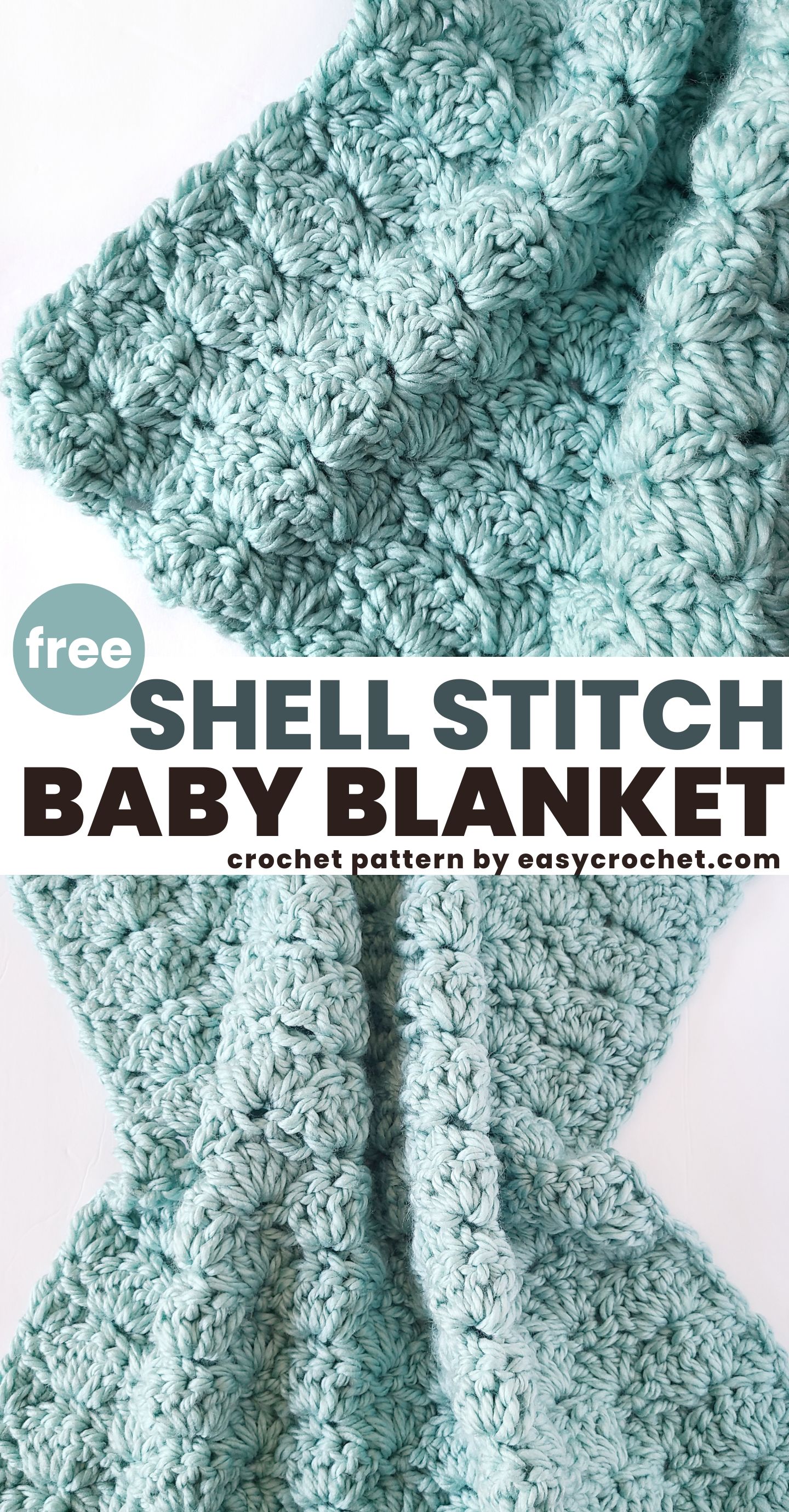 Pattern Shell Stitch Blanket