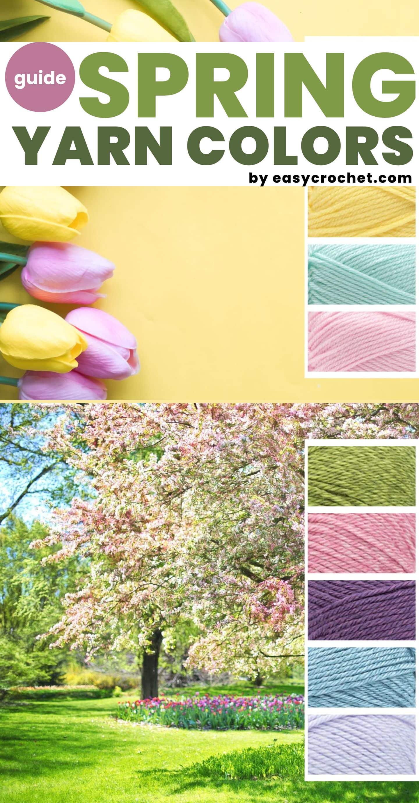 Yarn in Pastel Spring Colors for Children`s Clothing. Balls of