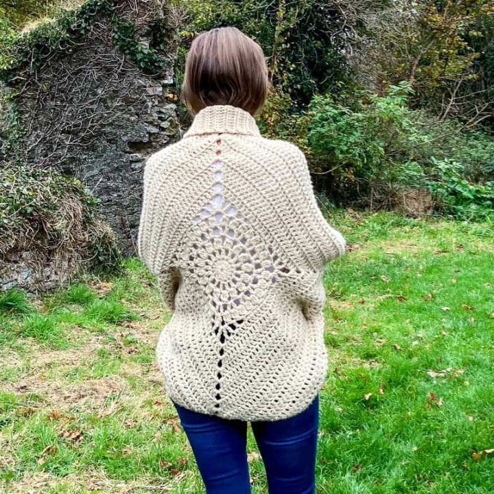 Image for Dream Catcher Cardi – Free Crochet Shrug Pattern