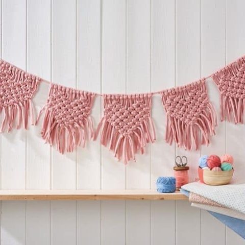 Image for Heart Macrame Bunting 