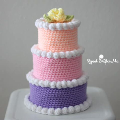 Image for Crochet Birthday Cake - Repeat Crafter Me