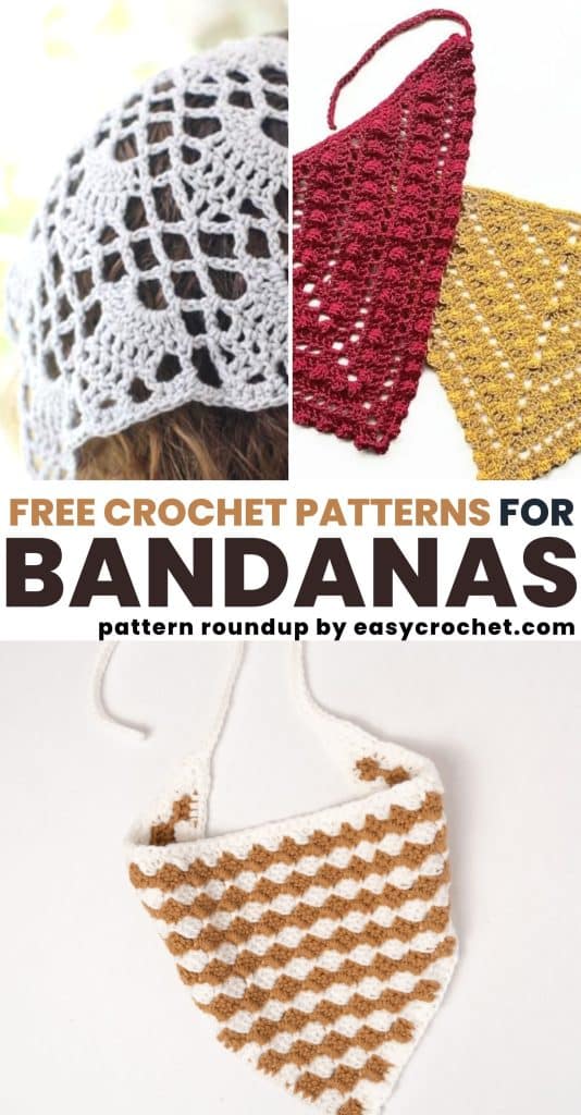 15 Free Crochet Bandana Patterns for all Skill Levels Easy Crochet