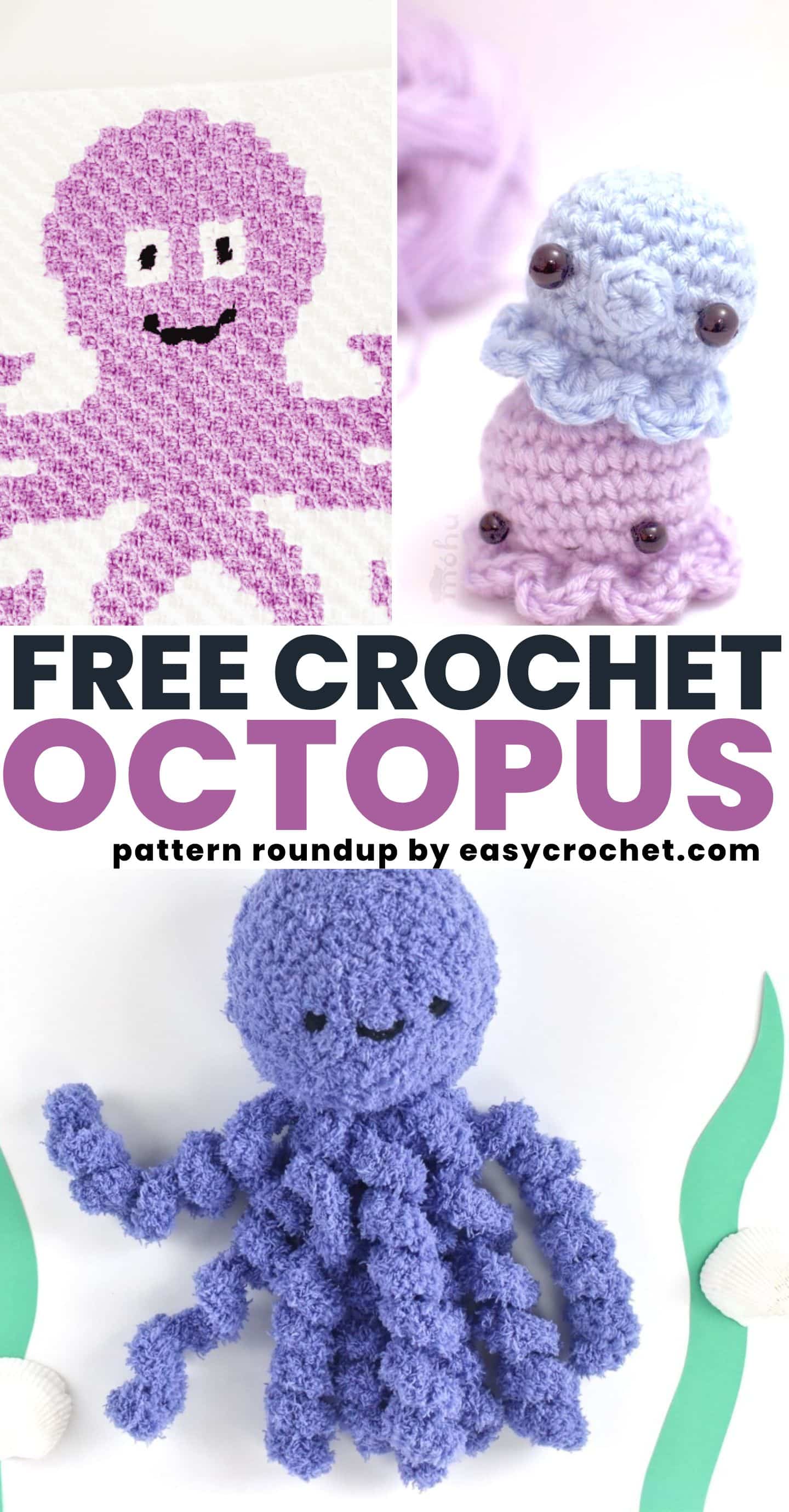 24 Top Crochet Octopus Patterns: All Free Patterns - Easy Crochet