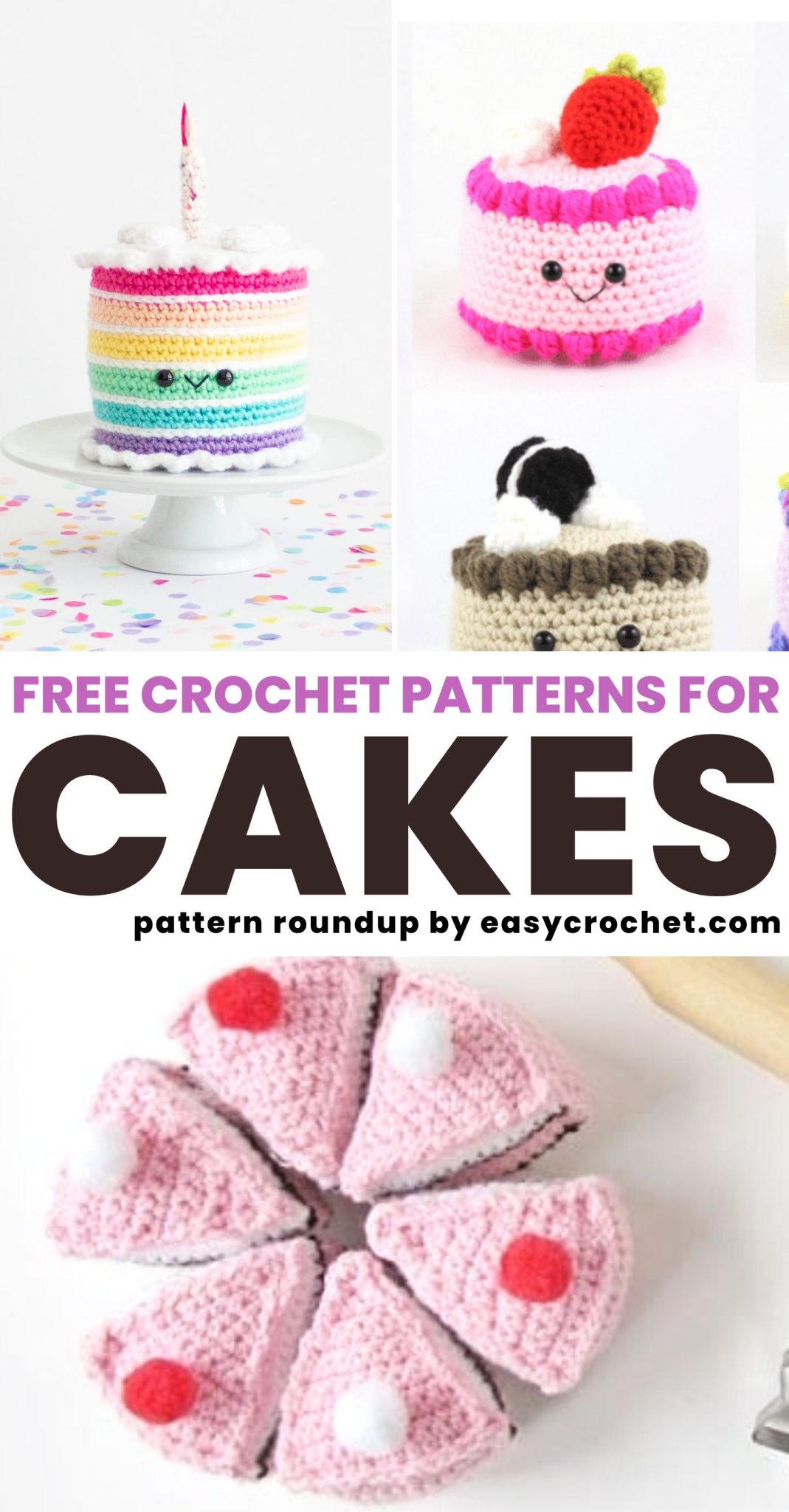 13 Free Crochet Cake Patterns - Easy Crochet Patterns