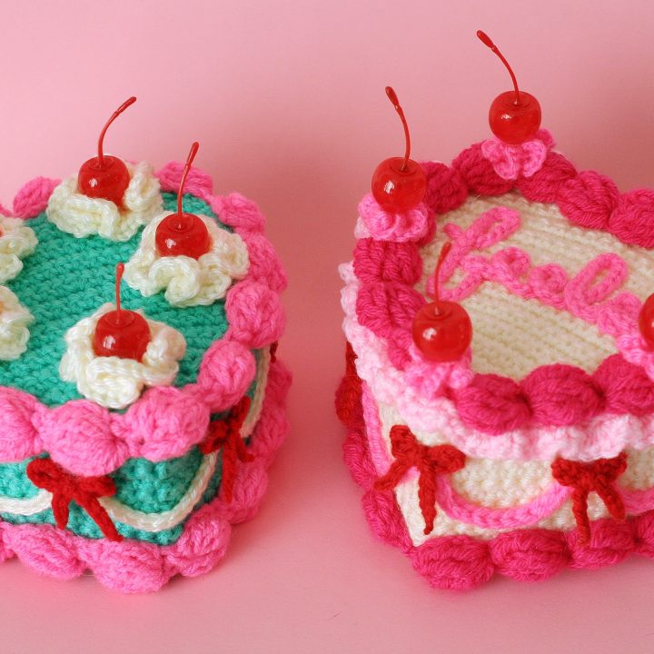 Image for Heart-Shaped Crochet Cake Pattern