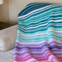 Image for Moss Stitch Temperature Blanket