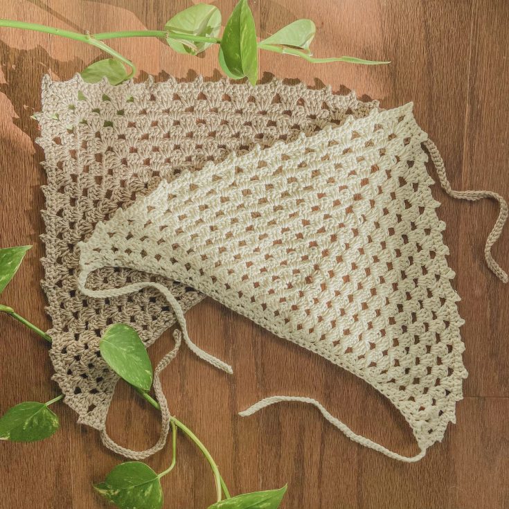 Free Crochet Pattern: Bobble Kerchief - Pattern Paradise