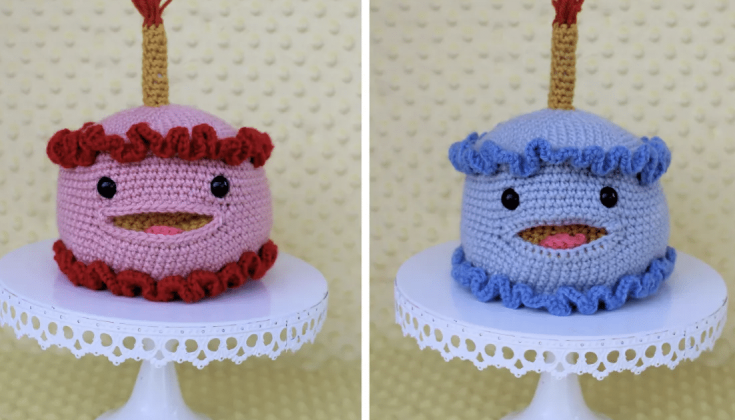 Crochet Birthday Cake - Knitting Bee