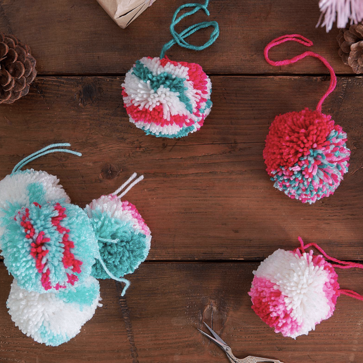 Image for Red Heart Pompom Ornaments