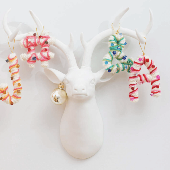 Image for Red Heart Letter Ornaments