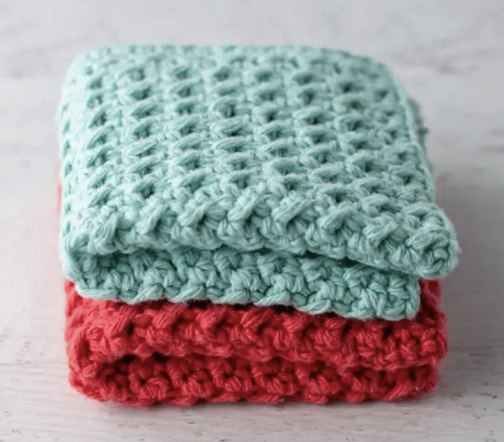 Bright Chevron Dishcloth - moogly