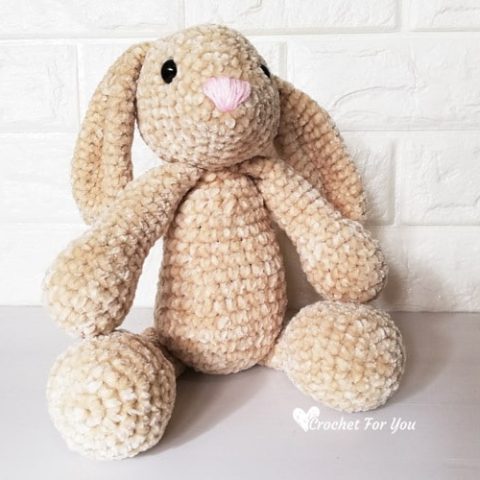 Image for Velvet Bunny Amigurumi Free Crochet Pattern