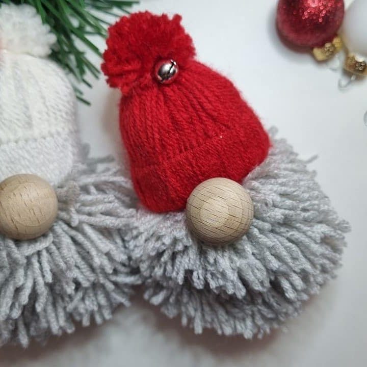 Image for DIY Yarn Gnome Christmas Ornament