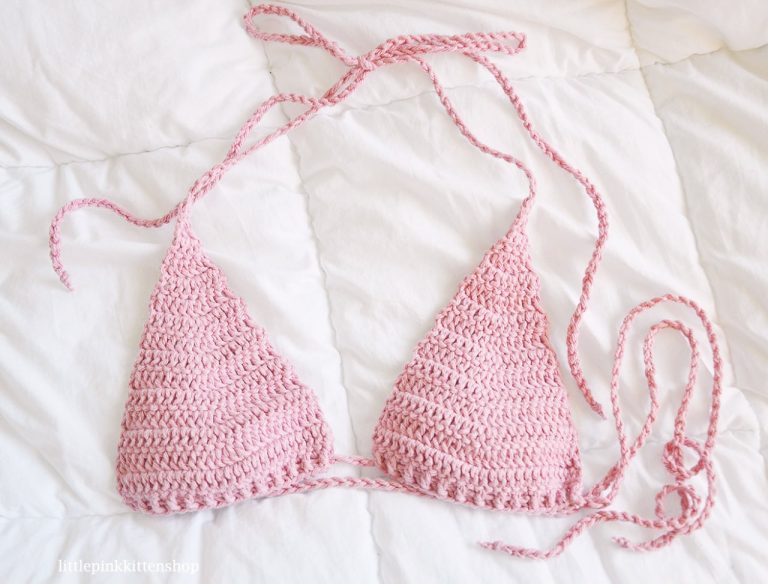 10 Crochet Bikini Top Patterns (Bralette Patterns)