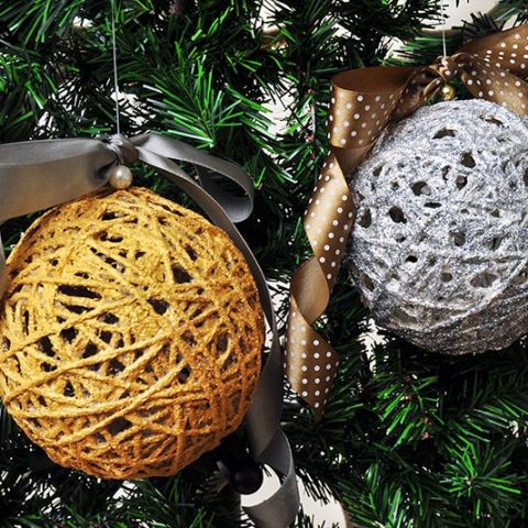 Image for Yarn or String Christmas Ornaments