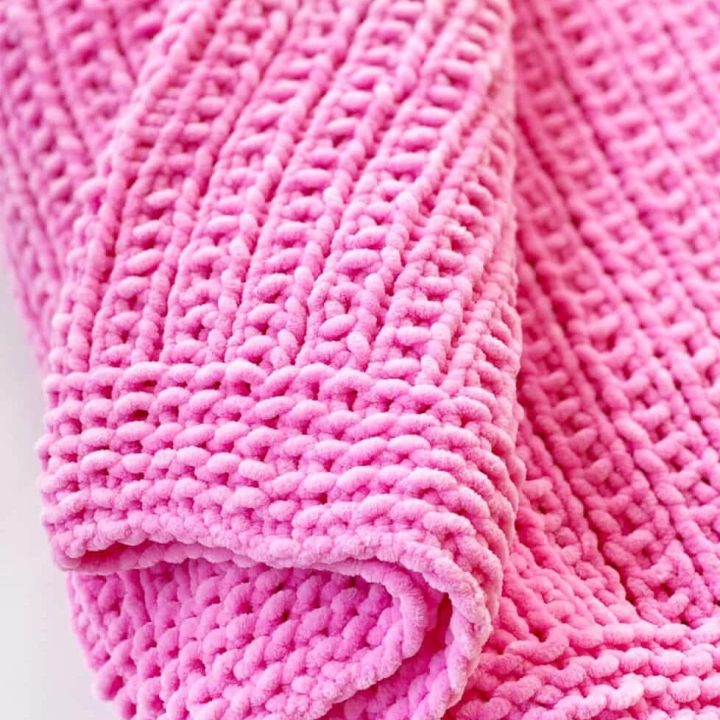 Image for Easy Baby Blanket Knitting Pattern (Broken Rib Stitch)