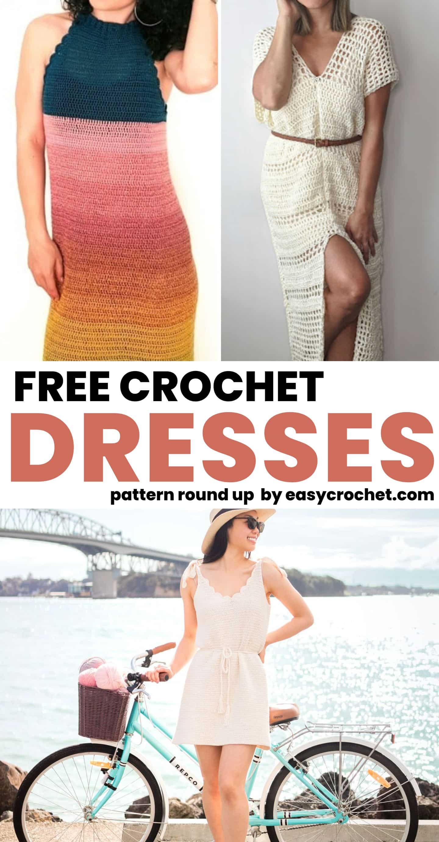 Crochet dress WRITTEN PATTERN (Aviva dress)