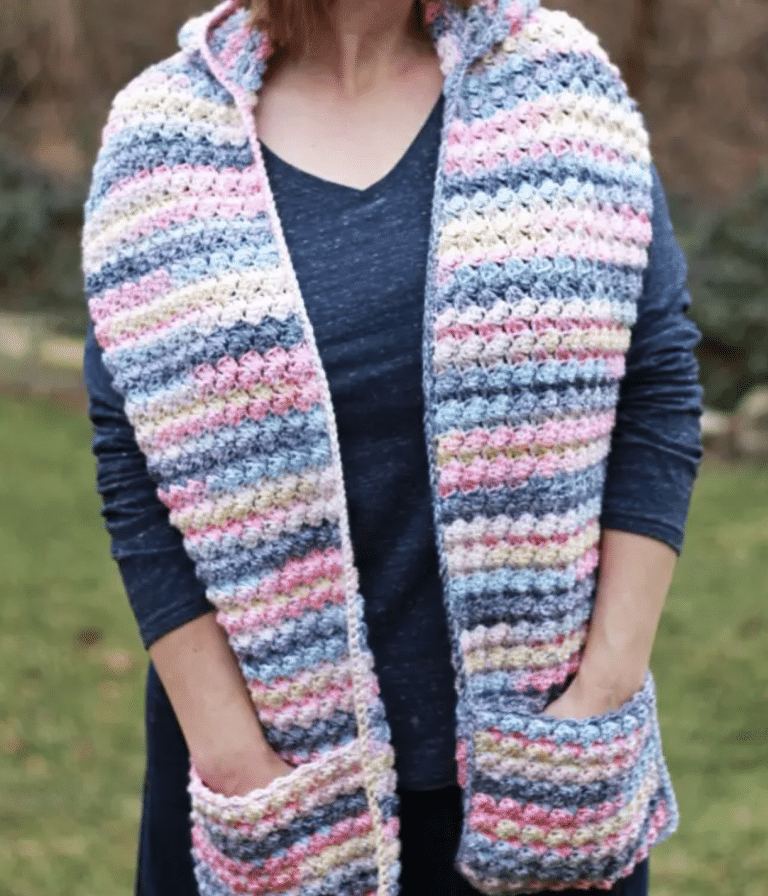 Cozy Crochet Pocket Shawl Patterns You'll Love - Easy Crochet Patterns