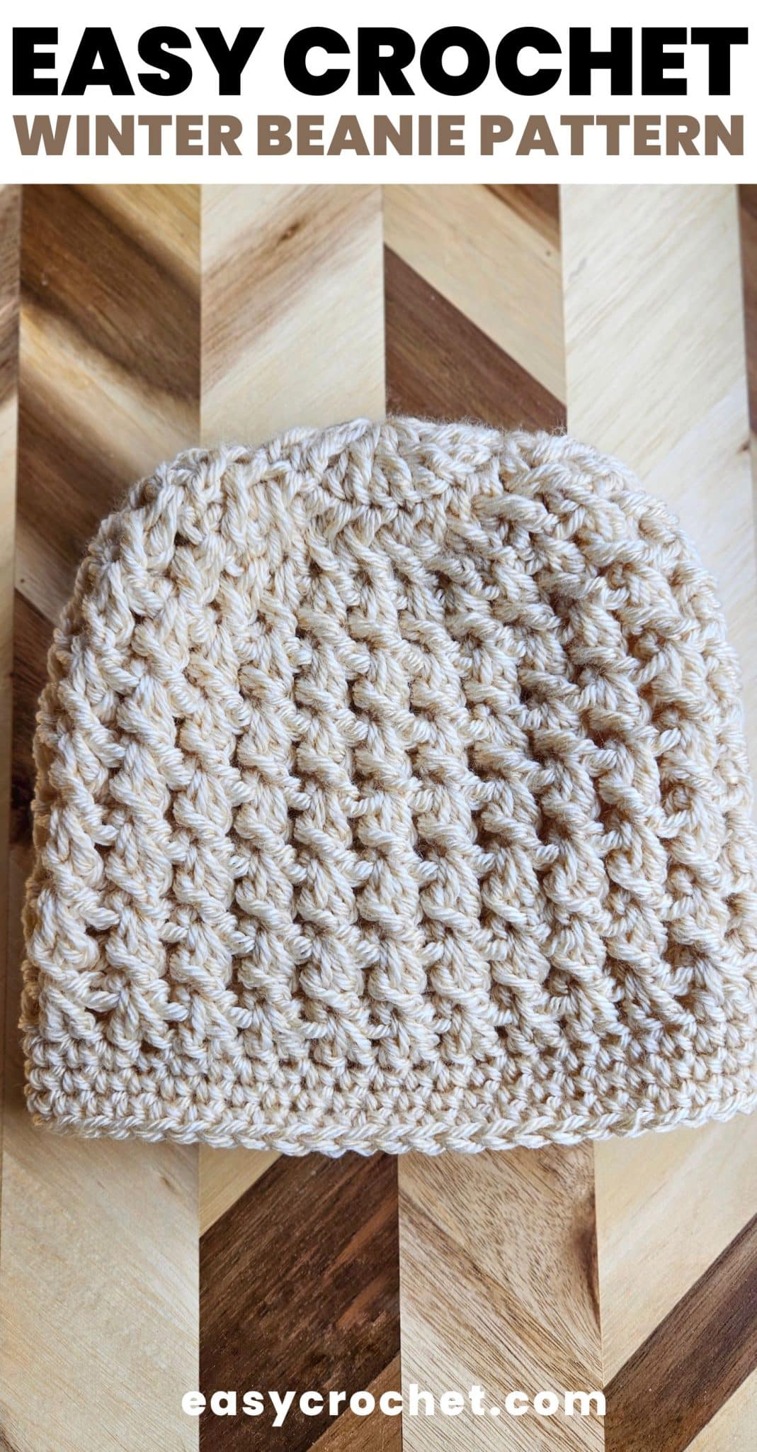 winter crochet beanie pattern