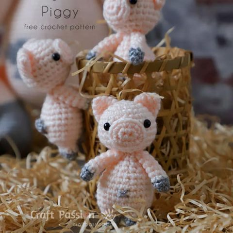 Image for Amigurumi Piglet Crochet Pattern