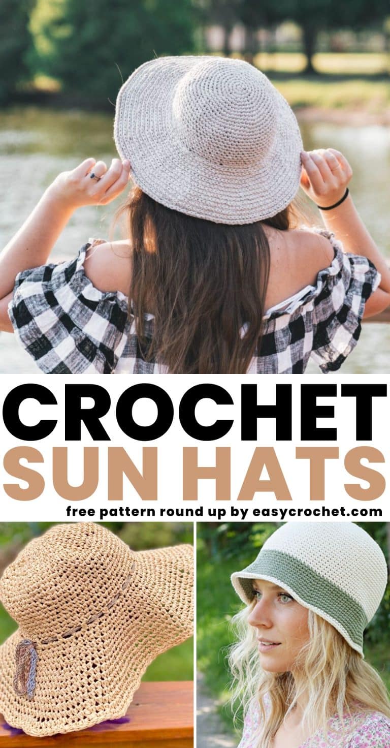 Free and Easy Crochet Sun Hat Patterns for Summer Easy Crochet Patterns