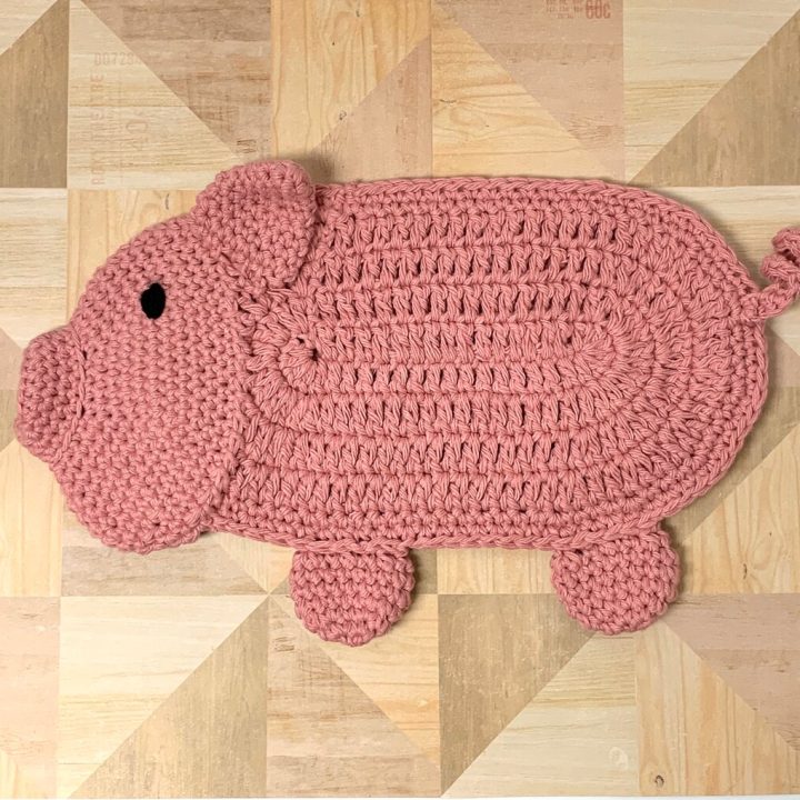 Image for Crochet Pig Potholder Pattern