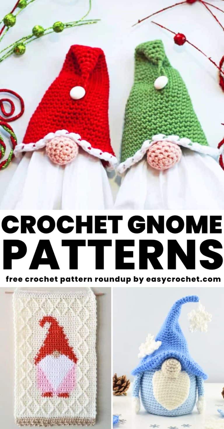 14 Free Crochet Patterns for Adorable Gnomes - Easy Crochet Patterns