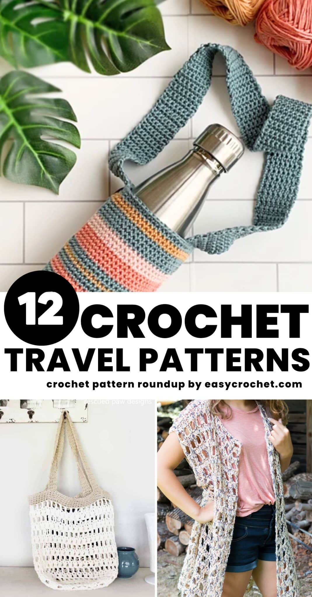 Travel on sale crochet bag