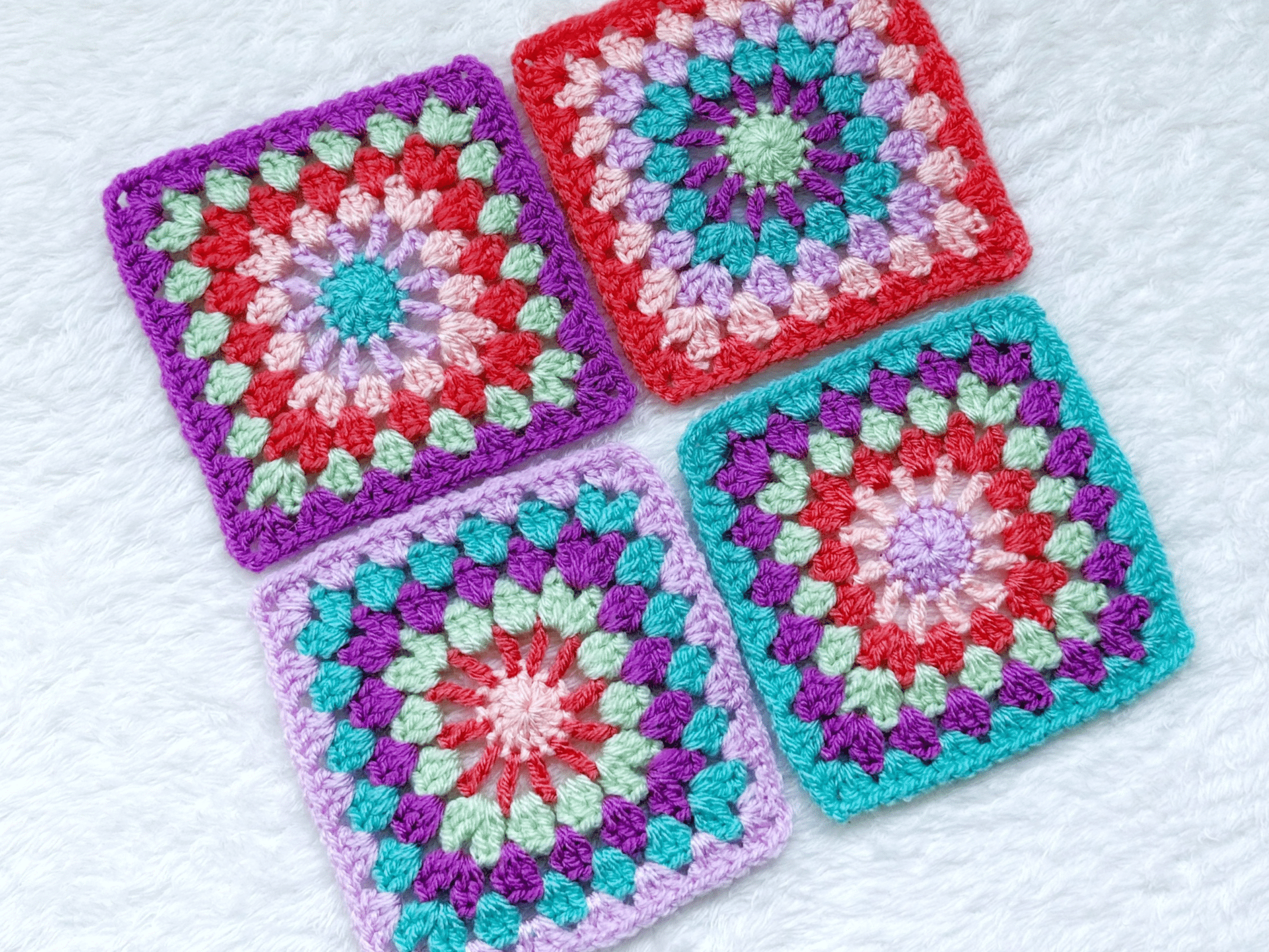 Crochet Granny Square Patterns - Easy Crochet Patterns