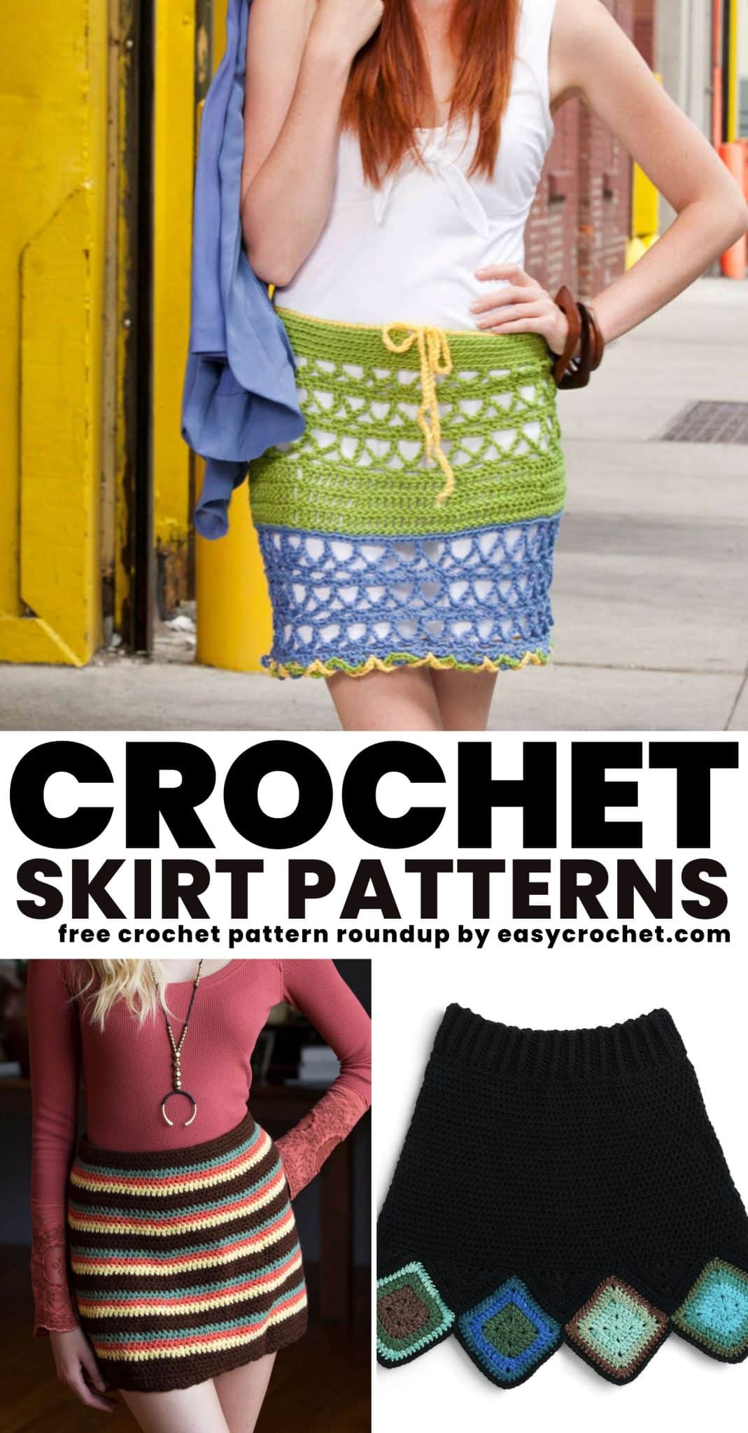 21 Crochet Skirt Patterns - Easy Crochet Patterns