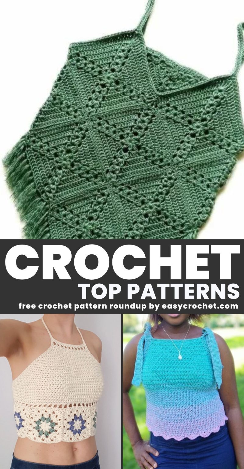 36 Free Crochet Top Patterns for Summer - Easy Crochet Patterns