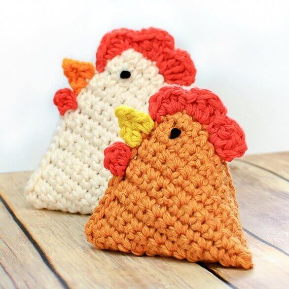 9 Cute Crochet Chicken Patterns