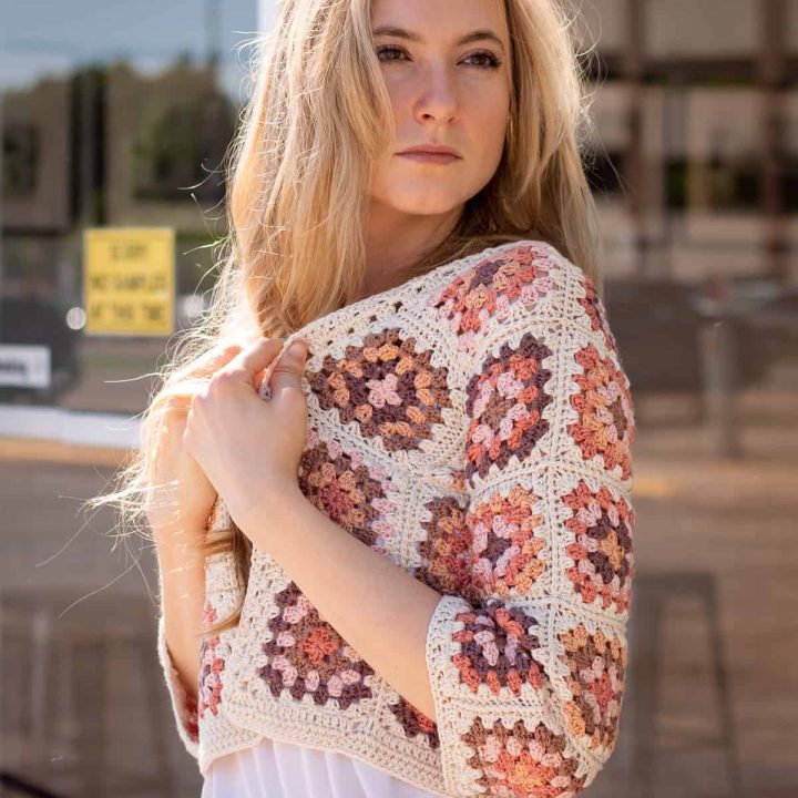 Image for Granny Square Crochet Cardigan Pattern