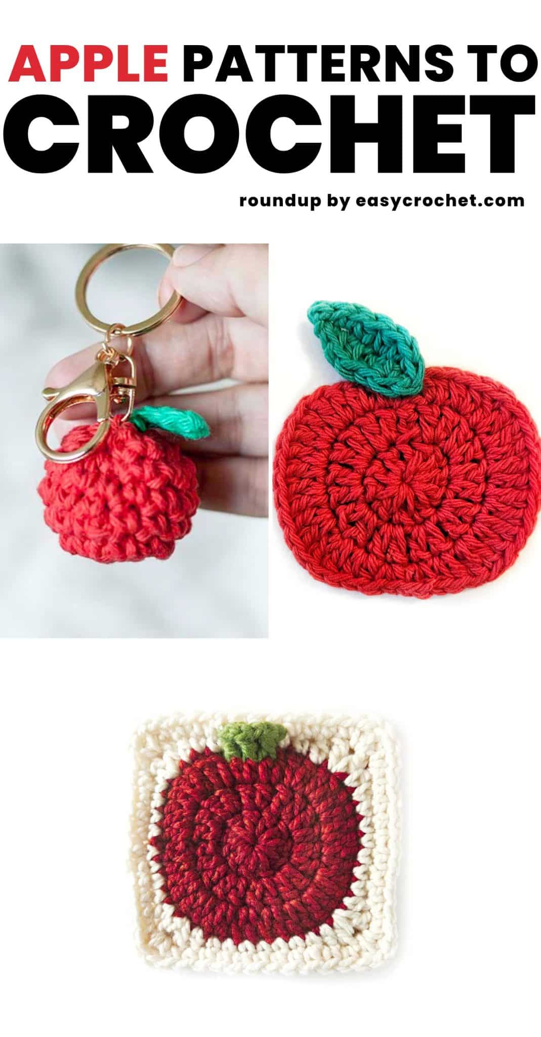 crochet apple patterns