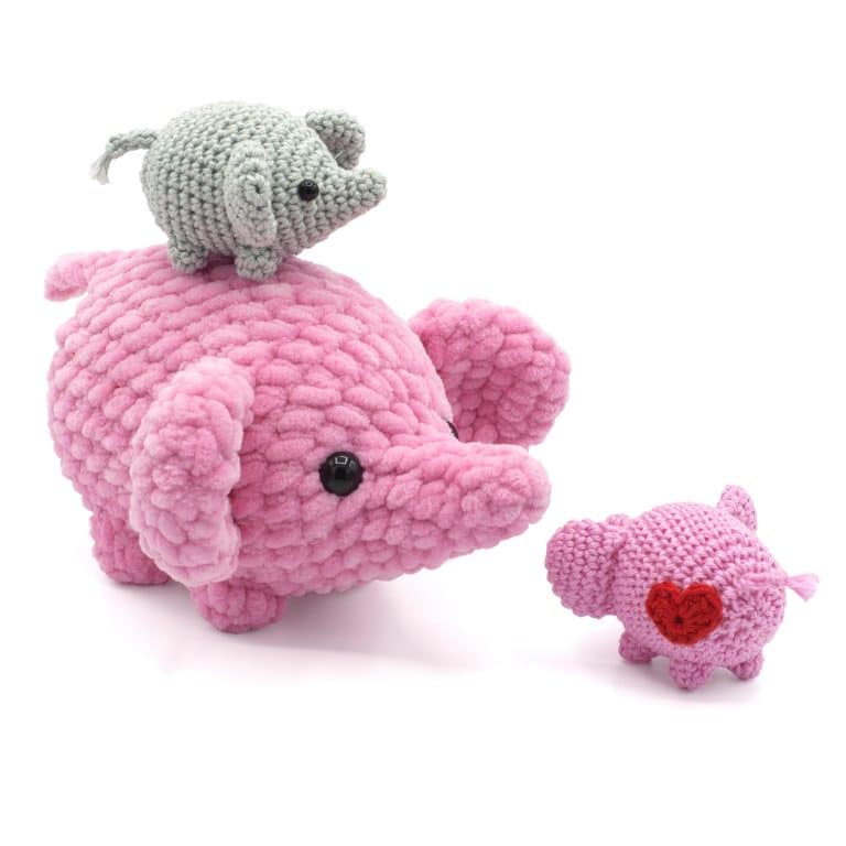 Free Love Elephant Amigurumi