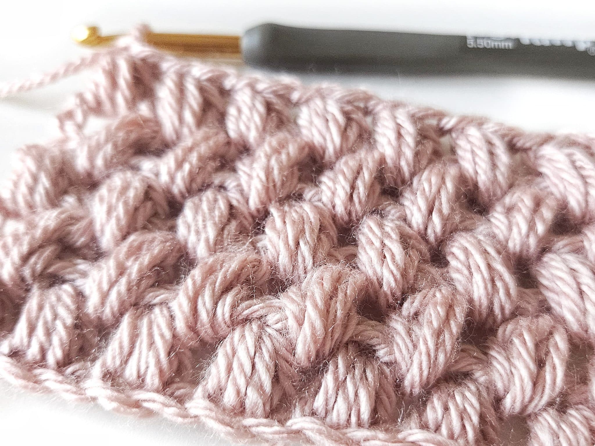 Crochet Extended 'X' Stitch - The Loopy Stitch