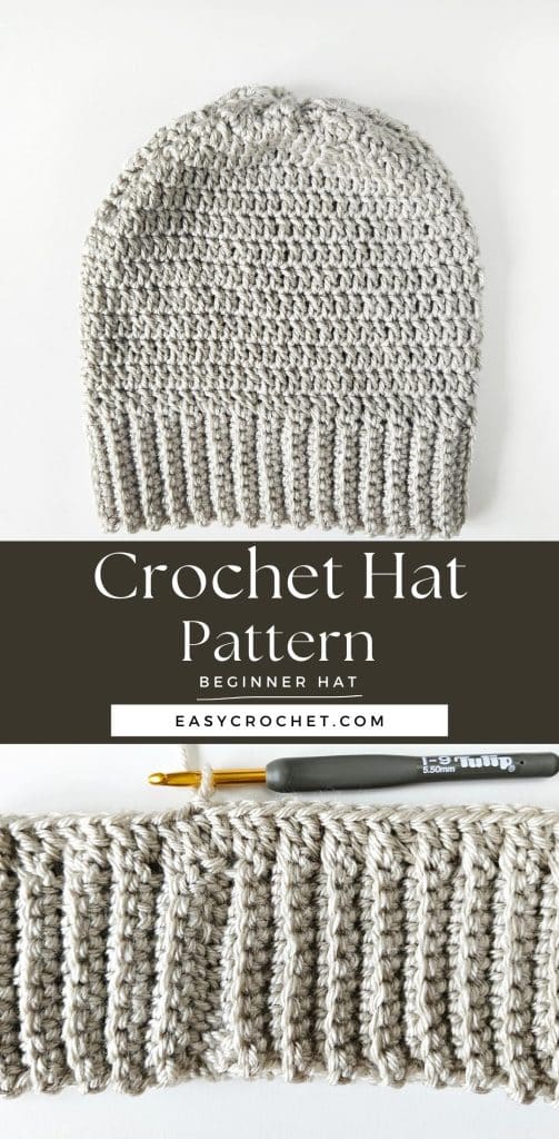 Easy Crochet Hat for Beginners - Easy Crochet Patterns