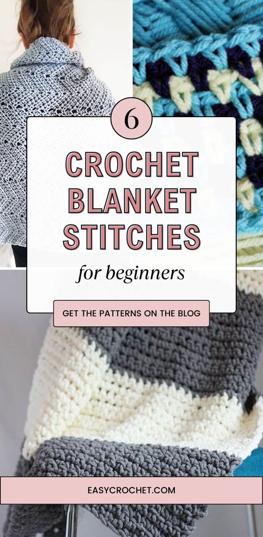 crochet blanket stitches for beginners