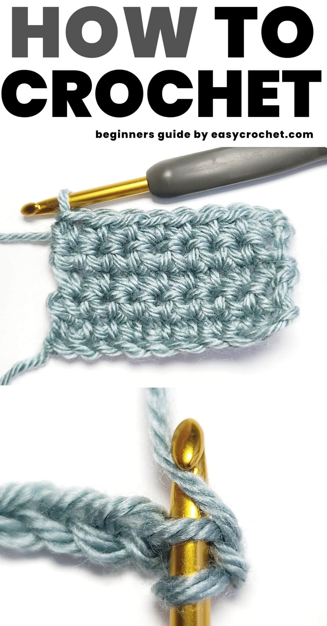 How to Crochet: Step by Step Start for Beginners