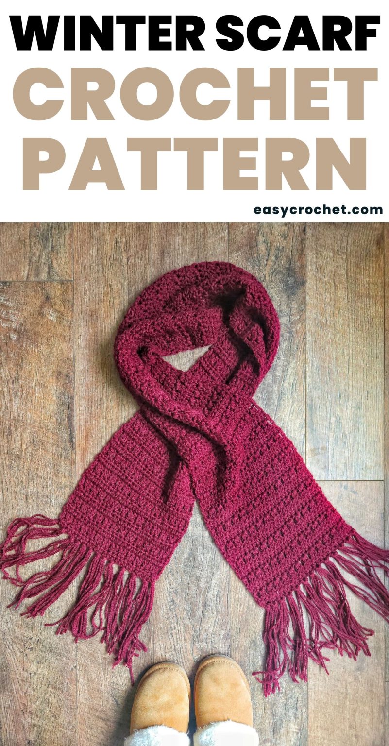 Easy Crochet Winter Scarf Pattern Easy Crochet Patterns
