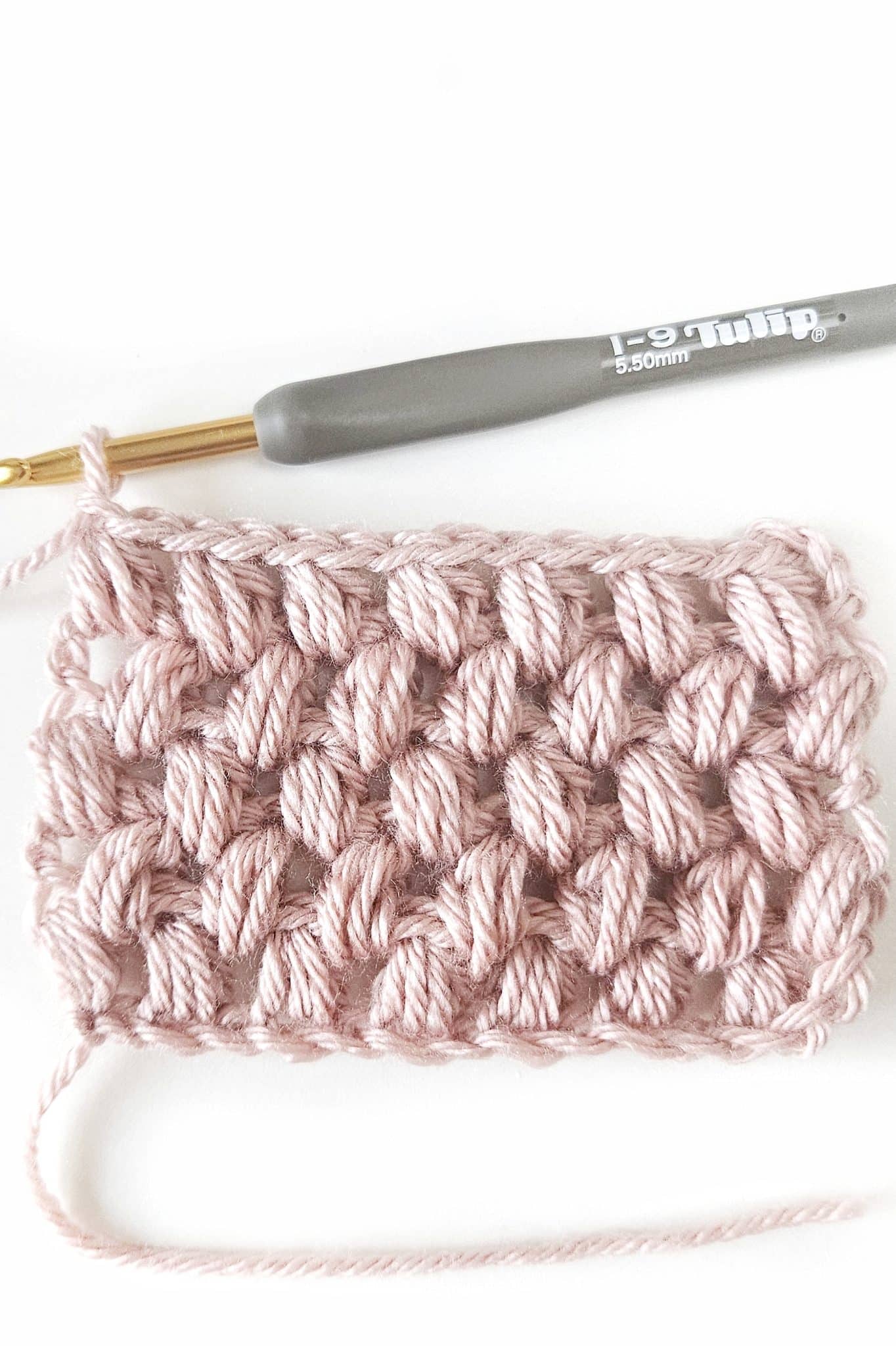 Puff stitch crochet tutorial 