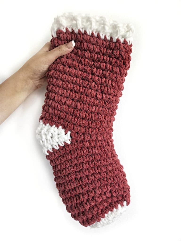 Basic Crochet Christmas Stocking: Free Pattern and Tutorial